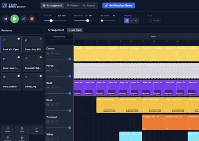 Tiny Music Editor